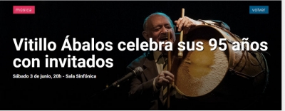 Vitillo Abalos en el CCK